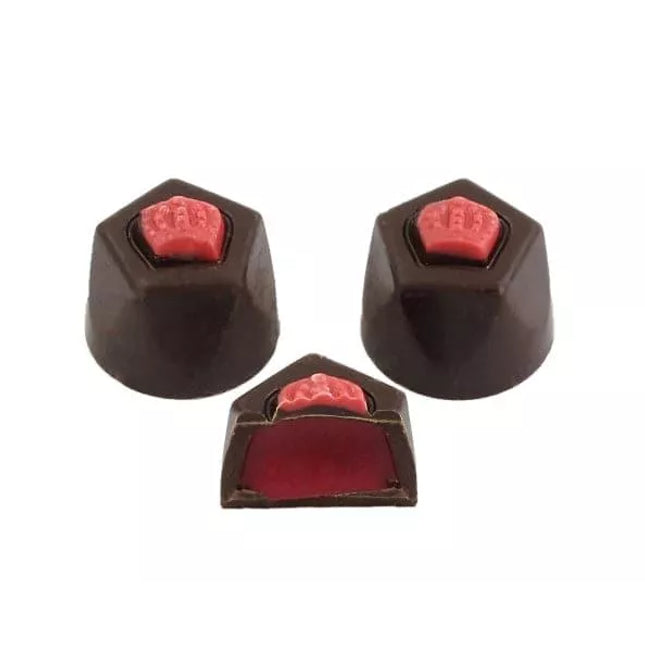 Asher Dark Chocolate Raspberry Truffles 6lb - Royal Wholesale