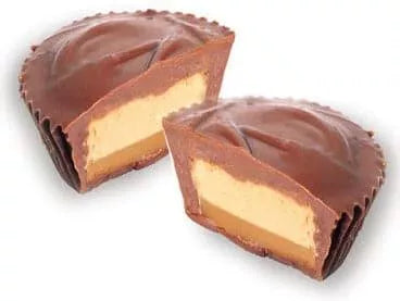 Asher Milk Chocolate Jumbo Peanut Butter Caramel Cups 24ct - Royal Wholesale