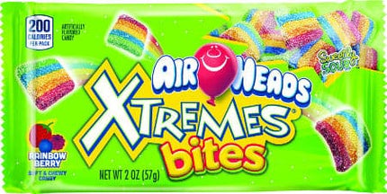 Van Melle Airheads Xtreme Bites Rainbow Berry 2oz 18ct