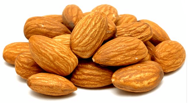 Roasted Salted 23-25ct Shelled Almonds 25lb - Royal Wholesale