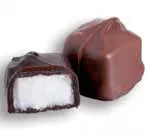 Asher Vanilla Coconut Creams Dark Chocolate 6lb - Royal Wholesale
