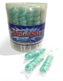 Alberts Color Splash Lollipops Baby Blue 30ct - Royal Wholesale