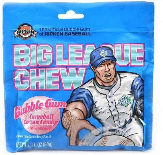 Big League Chew Cotton Candy 12ct - Royal Wholesale