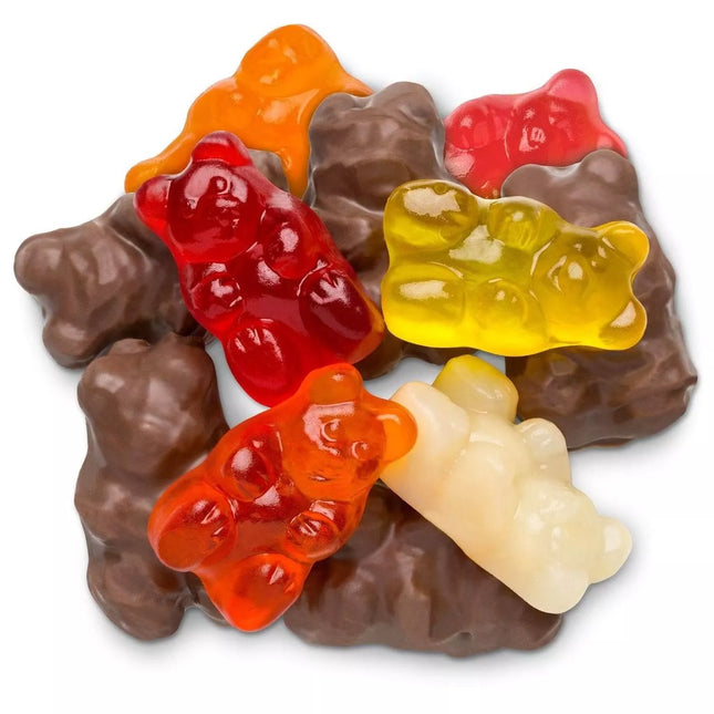 Albanese Milk Chocolate Covered Assorted Gummi Bears 10lb - Royal Wholesale