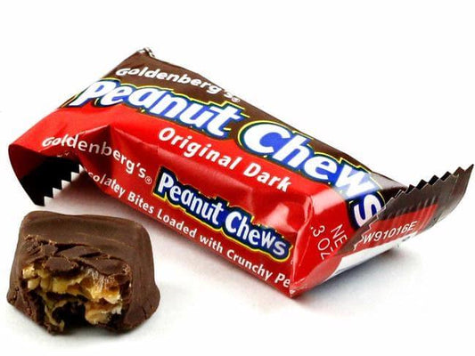 Goldenberg Original Dark Chocolate Peanut Chews 225ct Bag - Royal Wholesale
