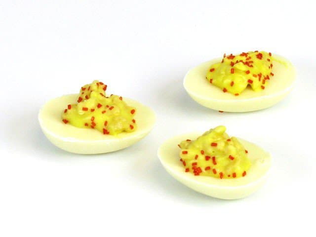 E&amp;A Candies White Chocolate Deviled Eggs 1oz 24ct – Royal Wholesale