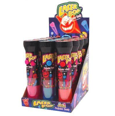 Kidsmania Laser Pop Projector Candy Lollipop 12ct - Royal Wholesale