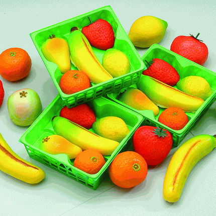 Bergen Marzipan Fruit Basket 5pc - Royal Wholesale
