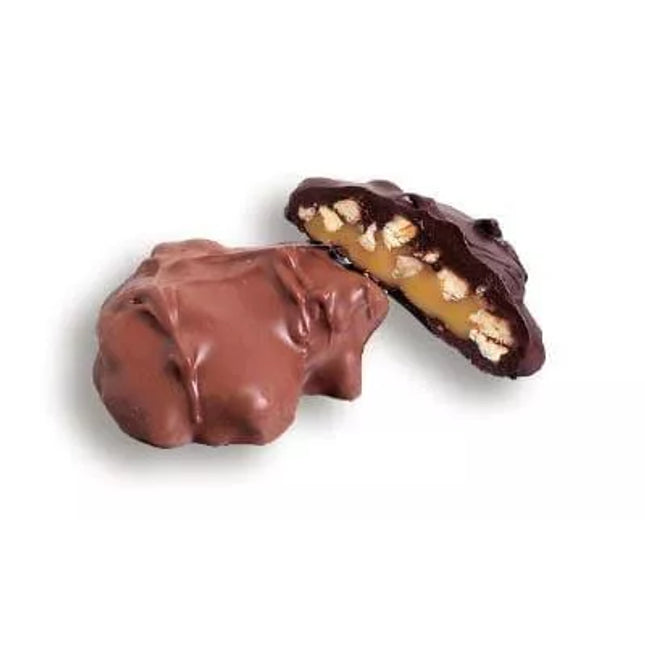 Asher Sugar Free Dark Chocolate Pecan Caramel Patties - Royal Wholesale