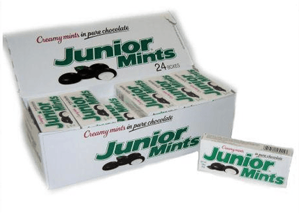 Tootsie Junior Mints 1.84 oz 24 boxes - Royal Wholesale