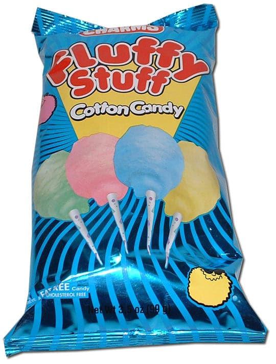 Charms Fluffy Stuff Cotton Candy Bags - Grandpa Joe's Candy Shop