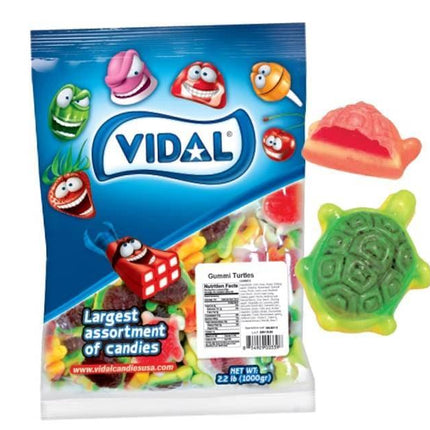 Vidal Gummi Filled Turtles 2.2 lb - Royal Wholesale