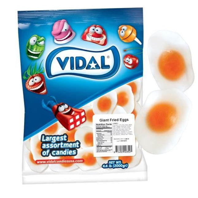 Vidal Gummi Giant Fried Egg 4.4lb - Royal Wholesale