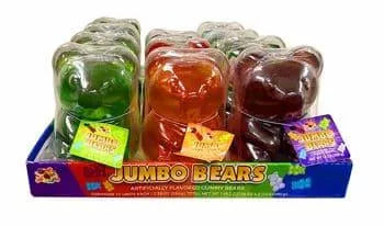 Alberts Giant Gummy Bear Assorted 12oz 12ct - Royal Wholesale