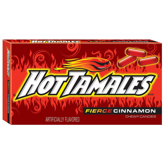 Hot Tamales Candy Theater Box 5oz 12ct - Royal Wholesale