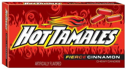 Hot Tamales Candy Theater Box 5oz 12ct - Royal Wholesale