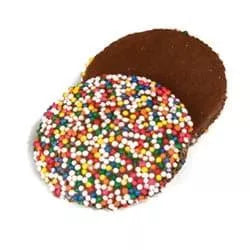 Asher Large Milk Chocolate Nonpareils with Multi Seeds 64ct - Royal Wholesale