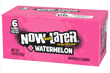 Now and Later Watermelon 24 Ct - Royal Wholesale