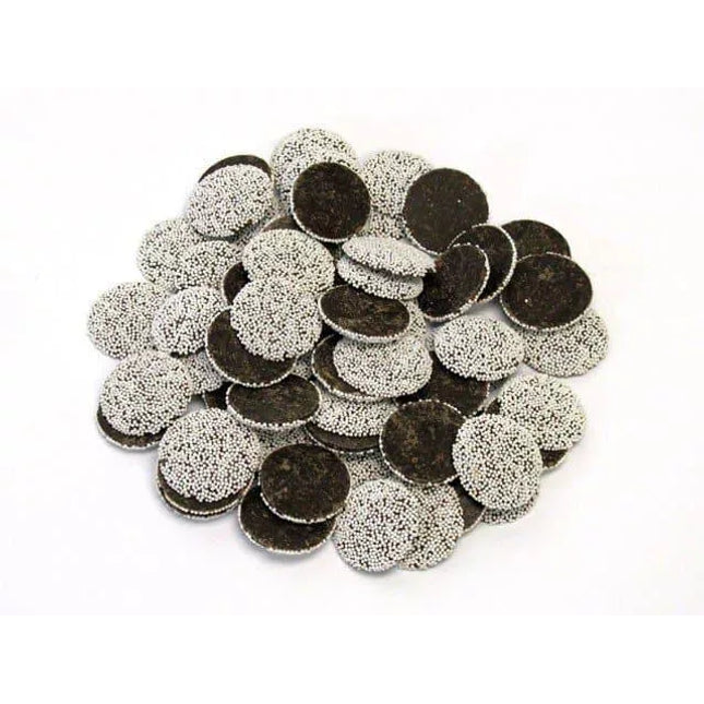 Asher Dark Chocolate Nonpareils White Seeds 8lb - Royal Wholesale