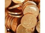 Palmer Gold Foiled Wrapped Chocolate Coins - Half Dollar - 12lb Bulk - Royal Wholesale