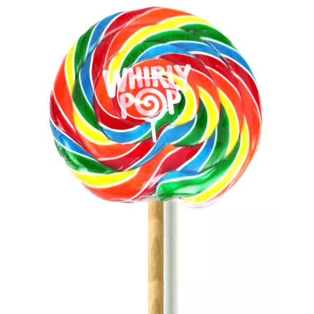 Adams & Brooks Rainbow Whirly Pops 10oz 18ct - Royal Wholesale