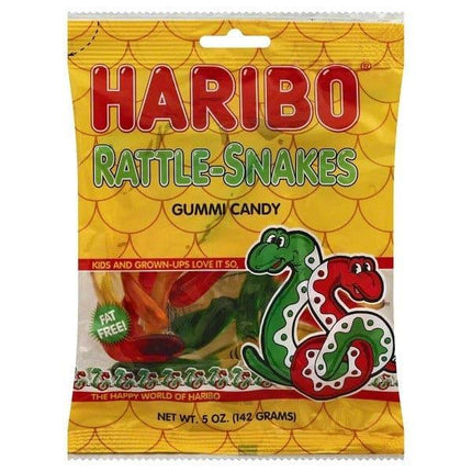Haribo Rattle Snakes Gummi Candy 5oz 12ct - Royal Wholesale