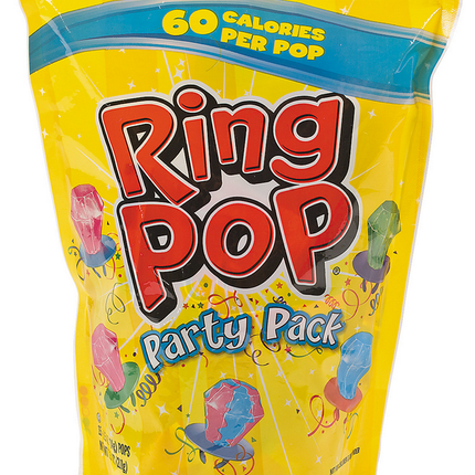 The Bazooka Company Ring Pop Party Pack 15pc Bag 6ct