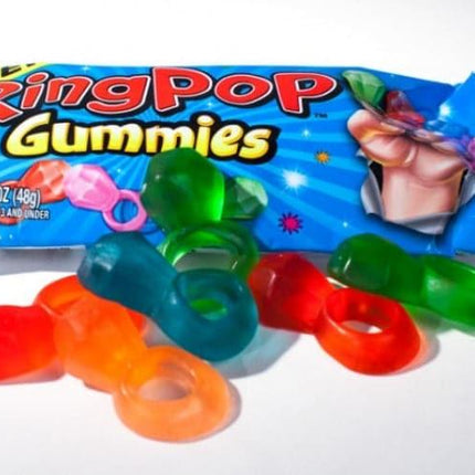 The Bazooka Company Ring Pop Gummies 1.7 oz pack 16ct - Royal Wholesale