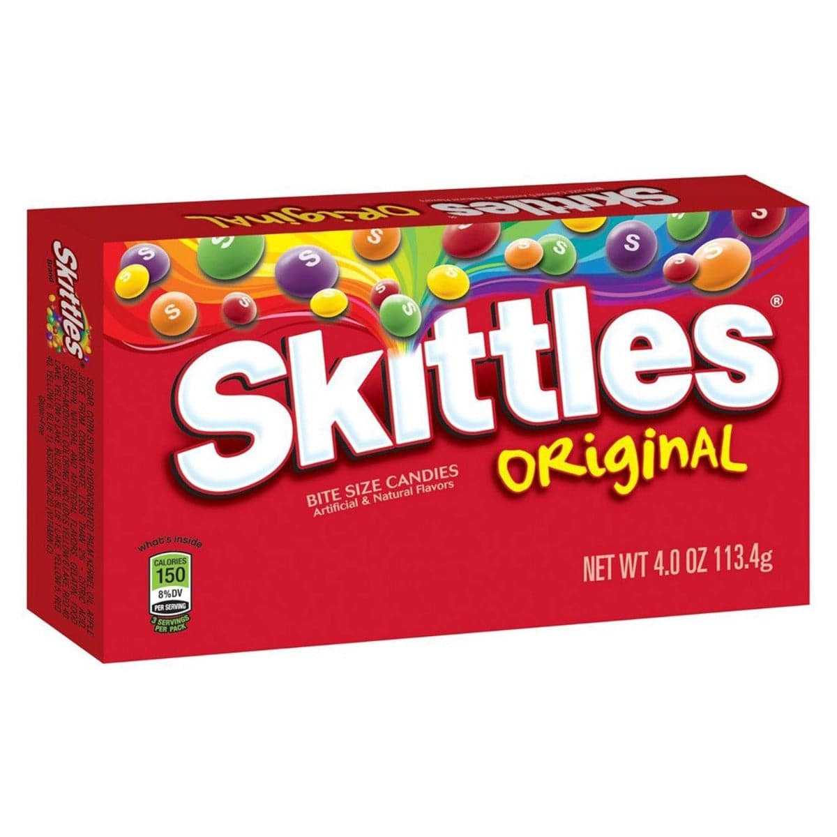 Skittles Theater Box 3.5oz 12ct