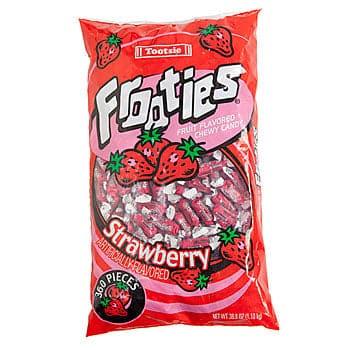 Tootsie Frooties Strawberry 360ct - Royal Wholesale