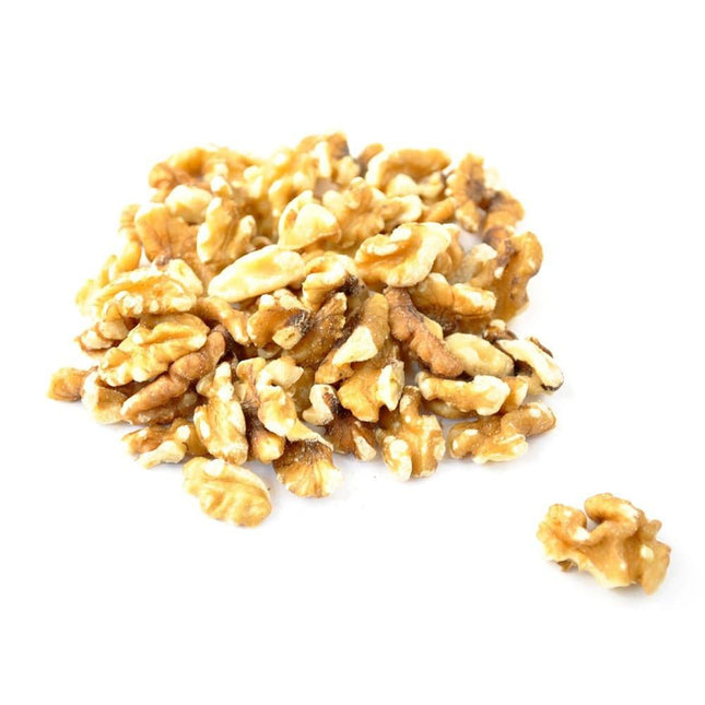 Light Walnut Halves and Pieces 25lb - Royal Wholesale