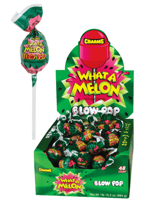 Charms Blow Pops What A Melon Watermelon Flavor 48ct